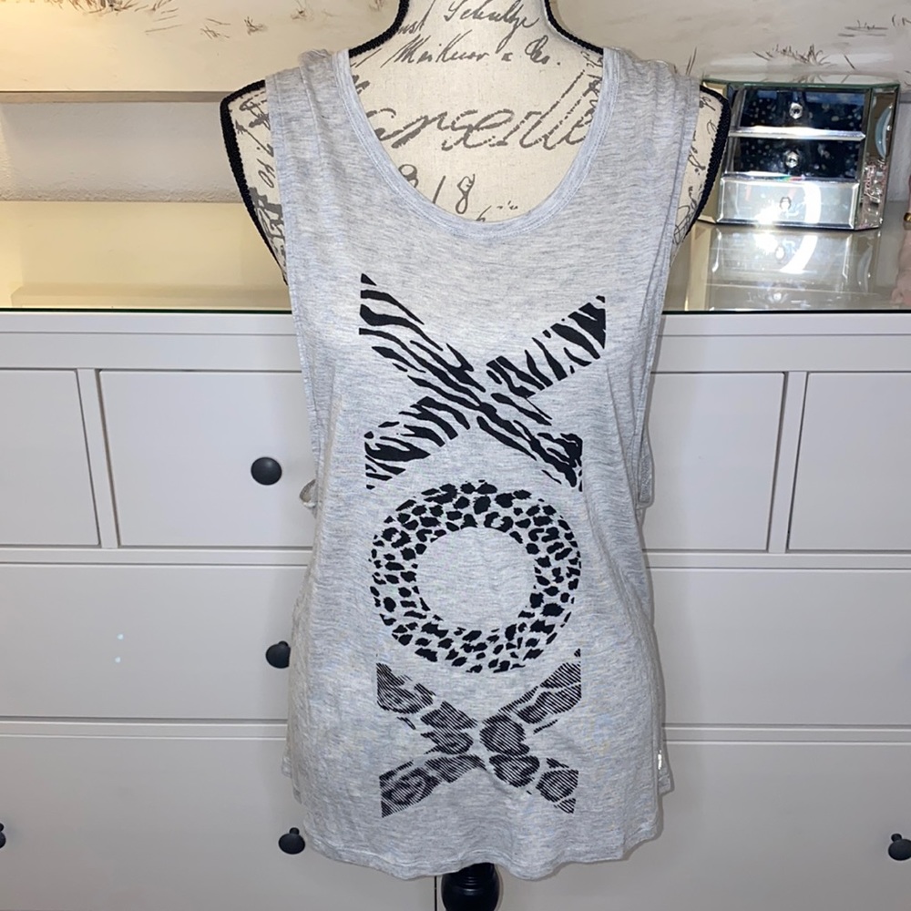 Betsey Johnson Run Wild With Me XOXO Tank Top Size XS LIKE NEW! 😍
